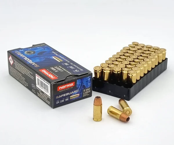 Norma 9 mm Luger Safeguard JHP  8,0g/124grs. – Bild 2