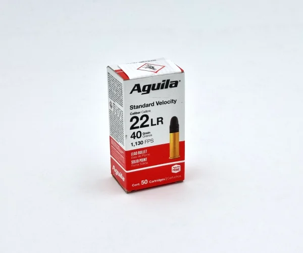 Aguila .22 lr. Lead SP - Super Extra SV - Standard Velocity - Solid Point 2,6g/40grs.