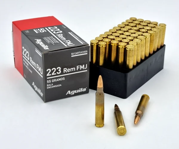 Aguila .223 Rem. FMJ 3,56g/55grs. – Bild 2