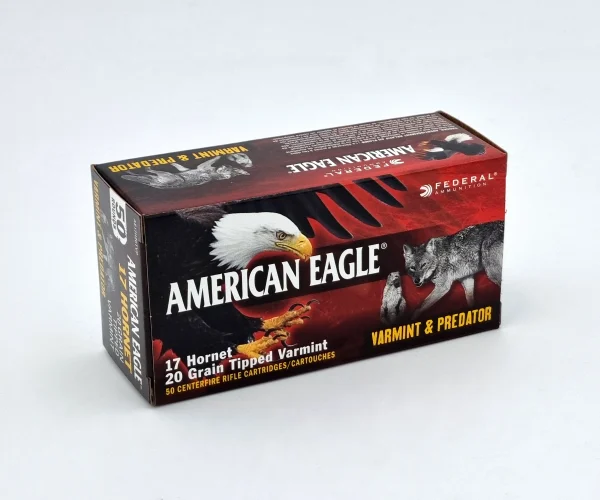 Federal American Eagle Varmint & Predator .17 Hornet 1,3g/20grs. Tipped Varmint
