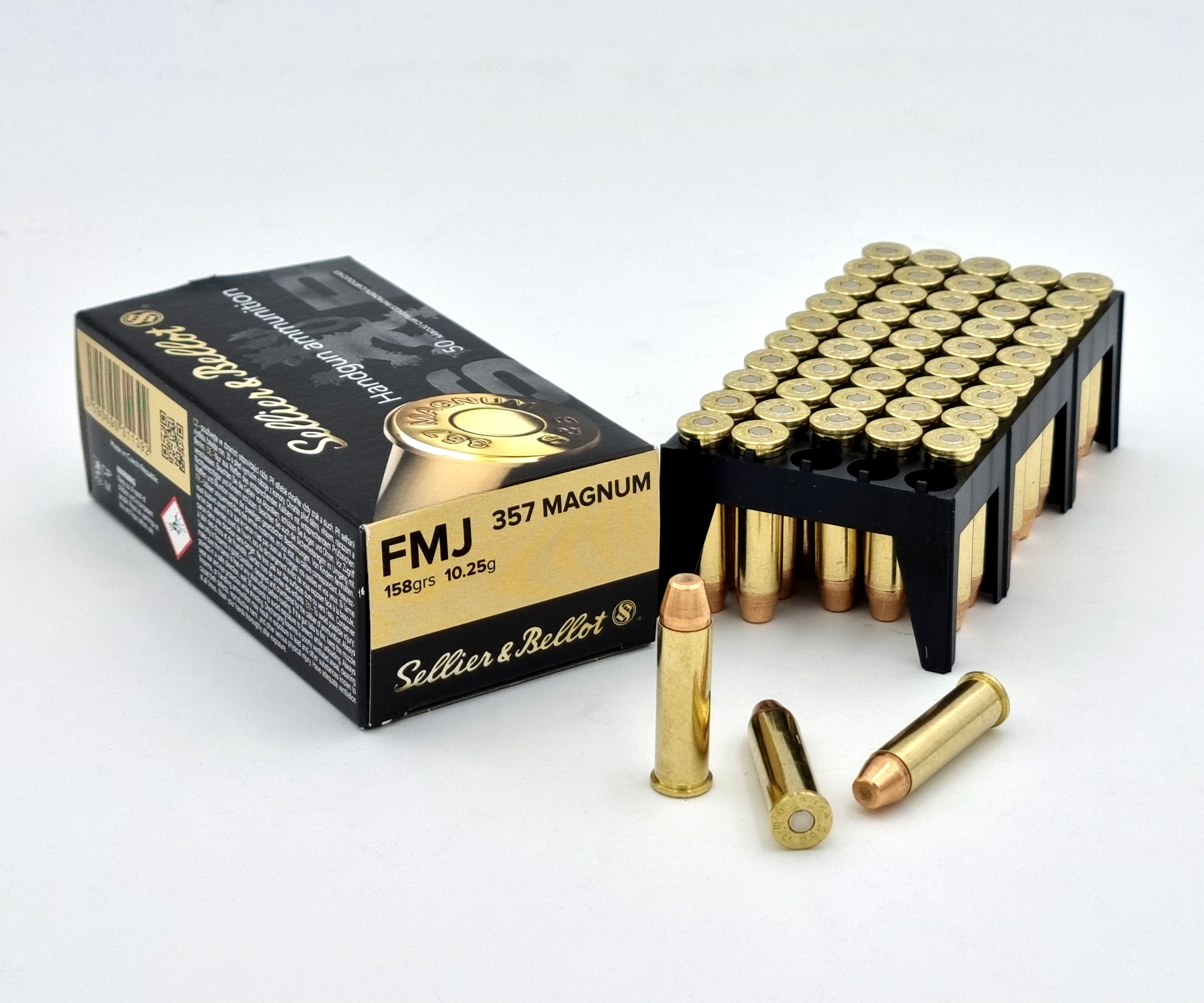 Sellier & Bellot .357 Mag. Vollmantel 10,24g/158grs. – Bild 2