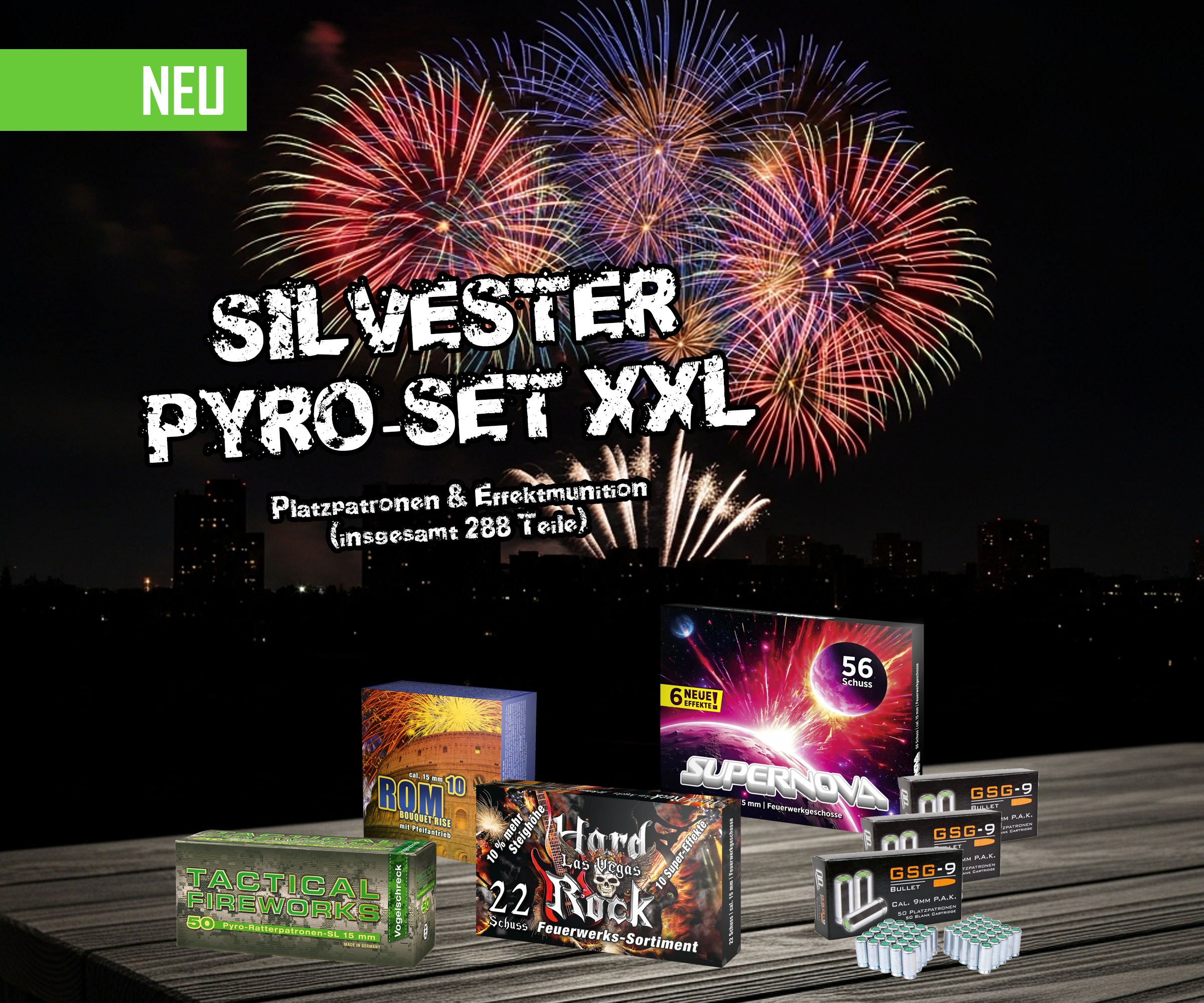 Silvester Pyro Set XXL