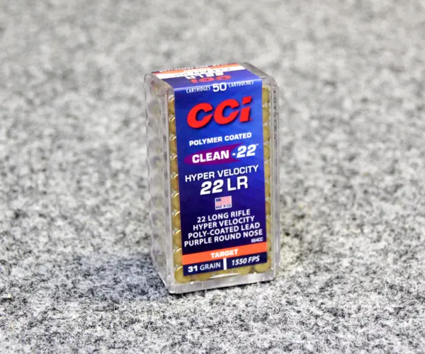 CCI MUNITION .22 LR 31GR HYPER VELOCITY CLEAN-22 PURPLE