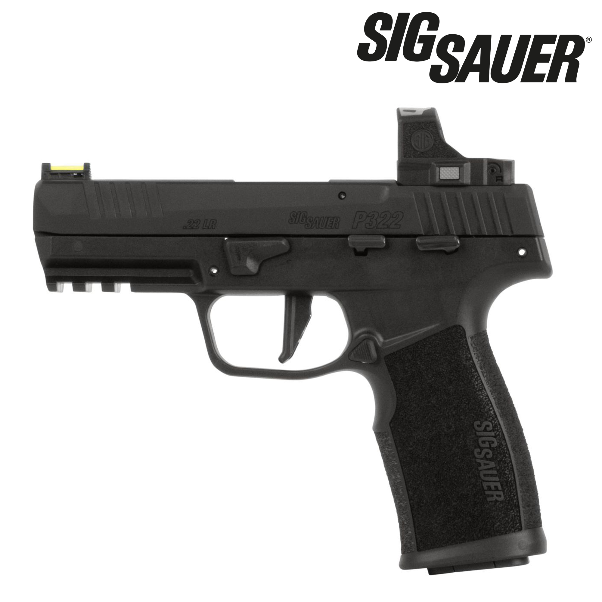 SIG SAUER P322 mit ROMEO-RS Compact .22lr HV - Selbstladepistole