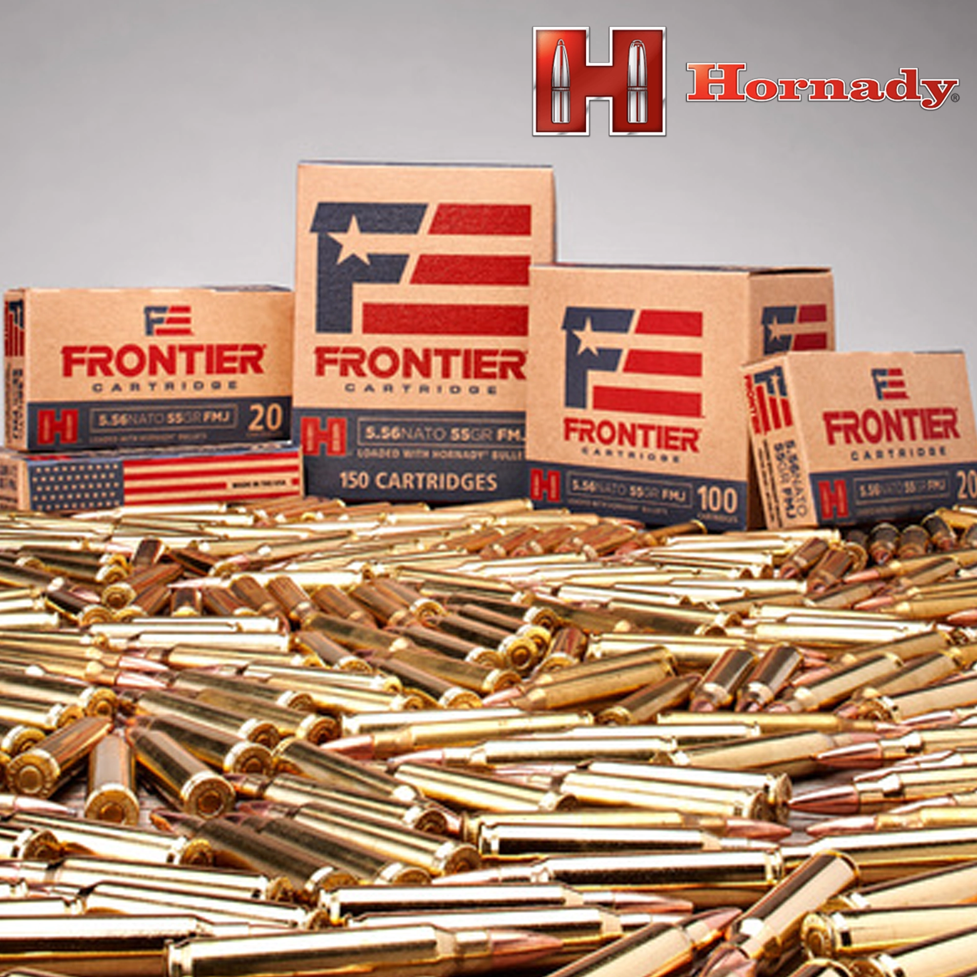 Hornady Frontier .223 Rem. 55grs. FMJ