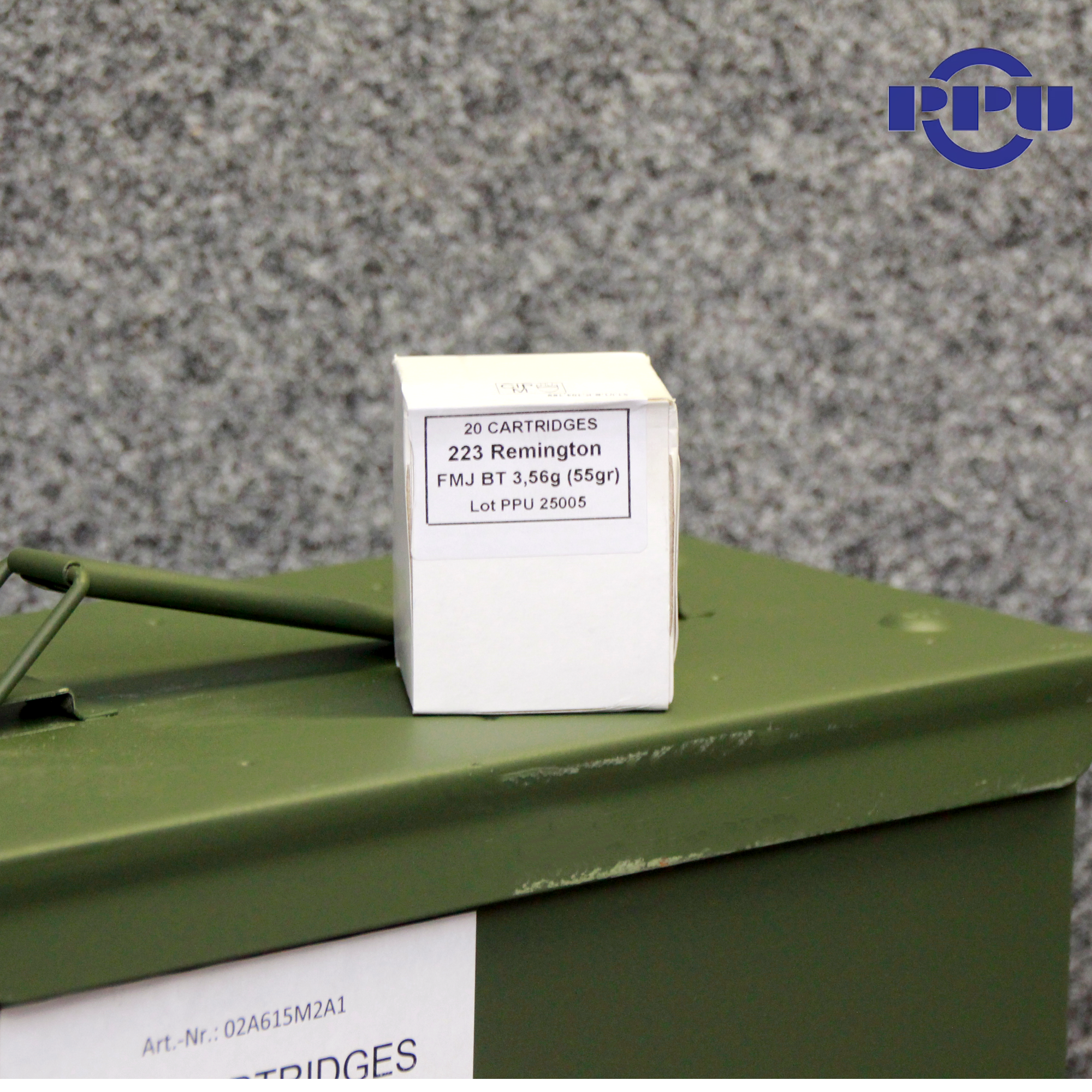 PPU .223 Rem. 55gr FMJ BT – Bild 3