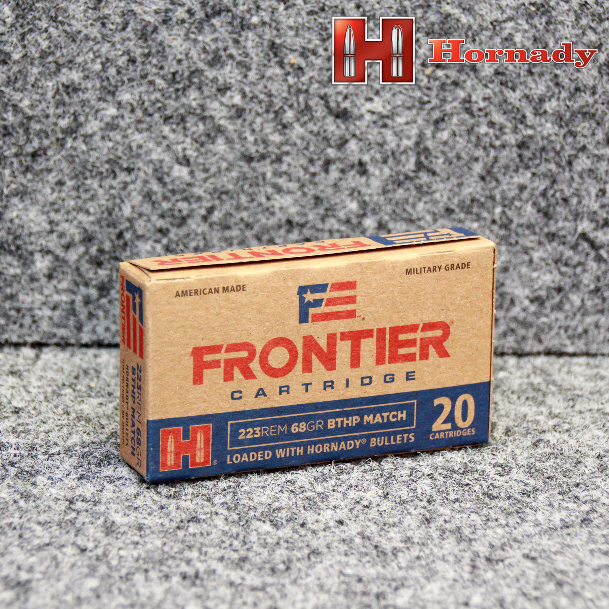 Hornady Frontier .223 Rem 68gr BTHP Match