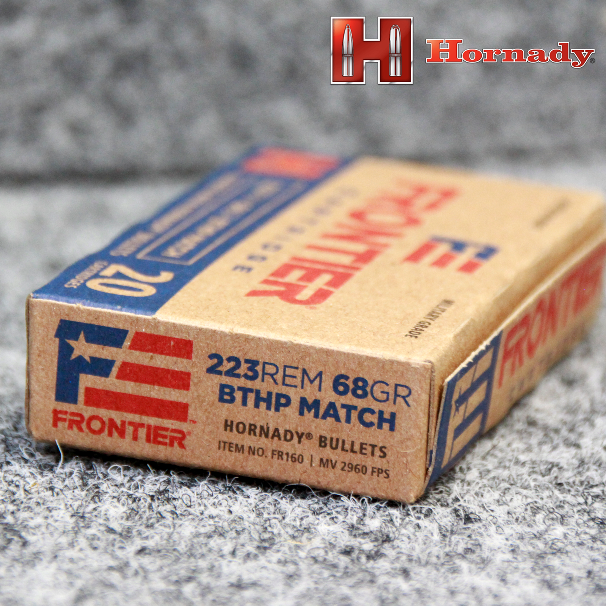 Hornady Frontier .223 Rem 68gr BTHP Match – Bild 2