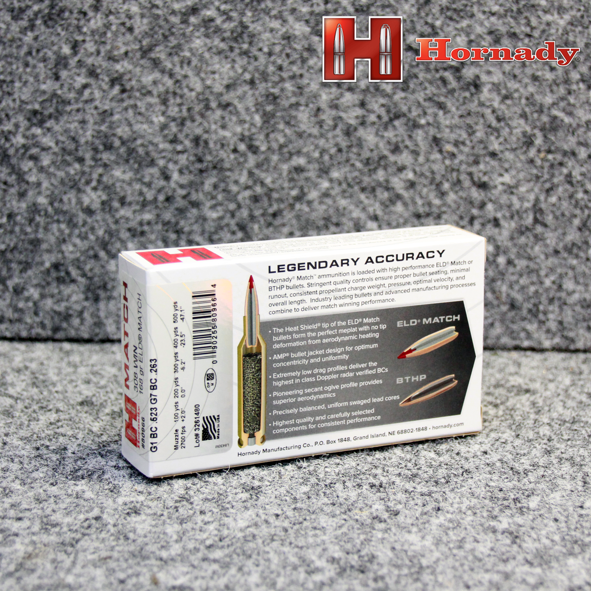 Hornady Match .308 Win 168gr ELD® Match – Bild 4