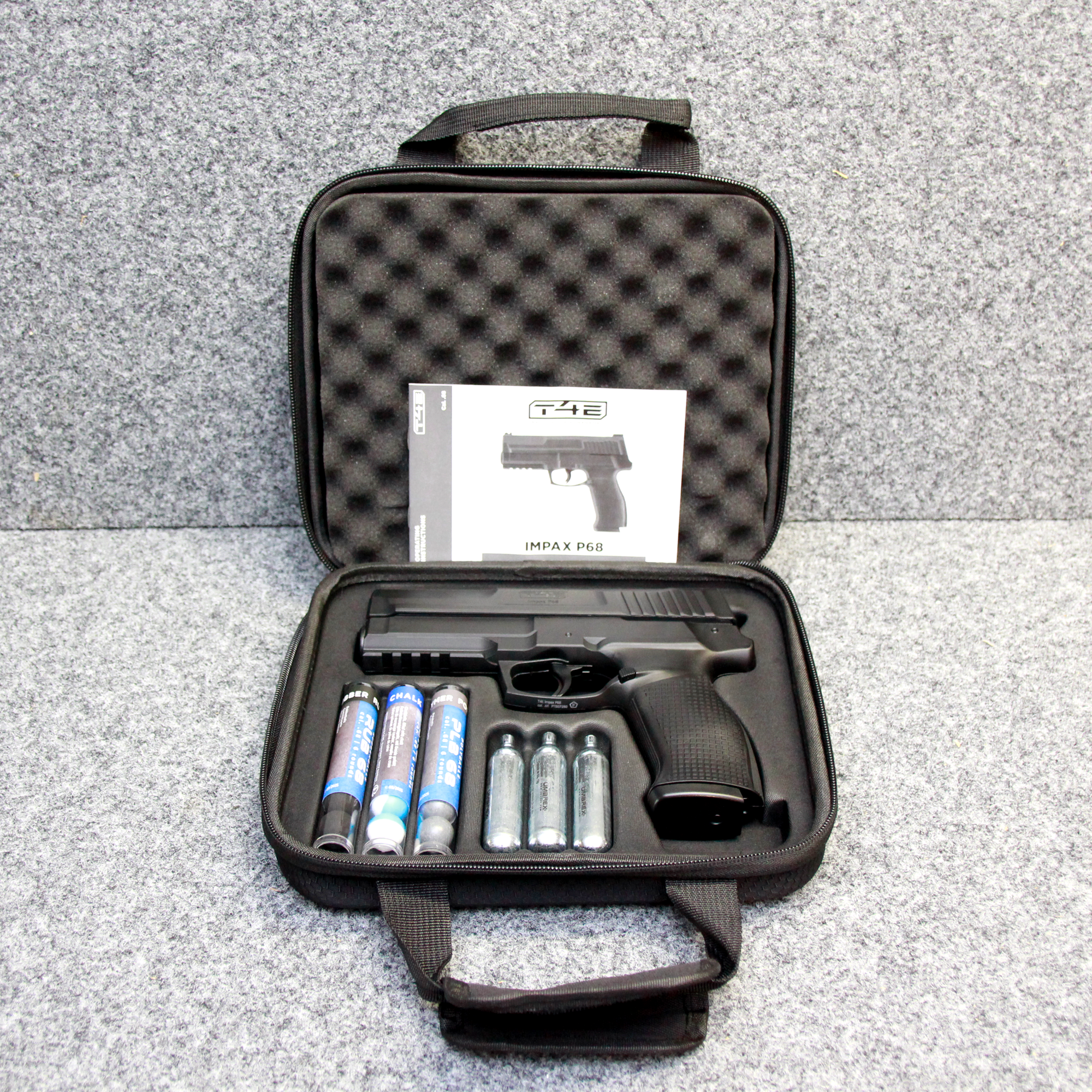 Umarex T4E Impax P68 Magfed-Paintball Set .68